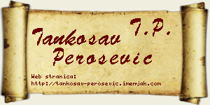 Tankosav Perošević vizit kartica